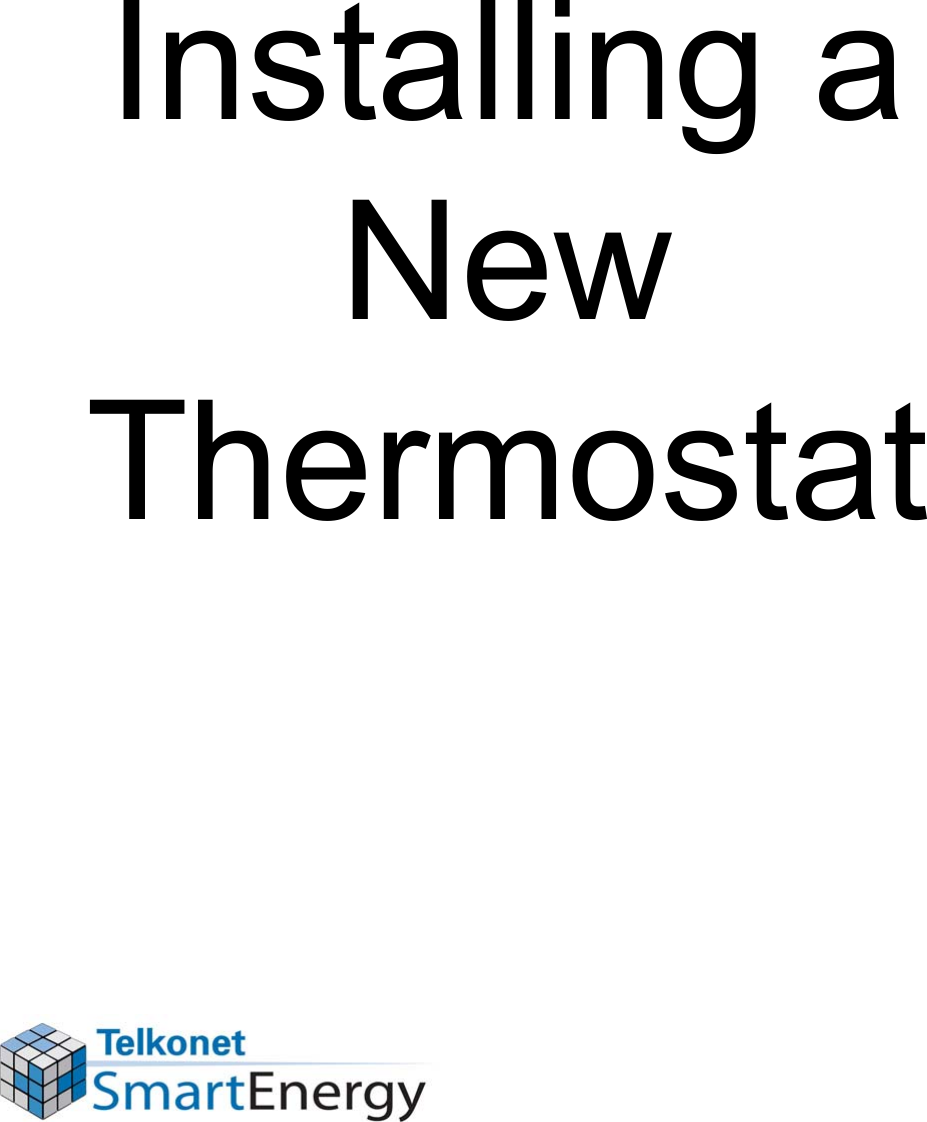 Installing a New Thermostat