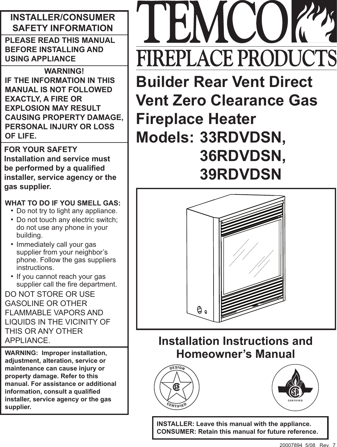 Temco Tool 33rdvdsn Users Manual 2 7894 Rdvdsn