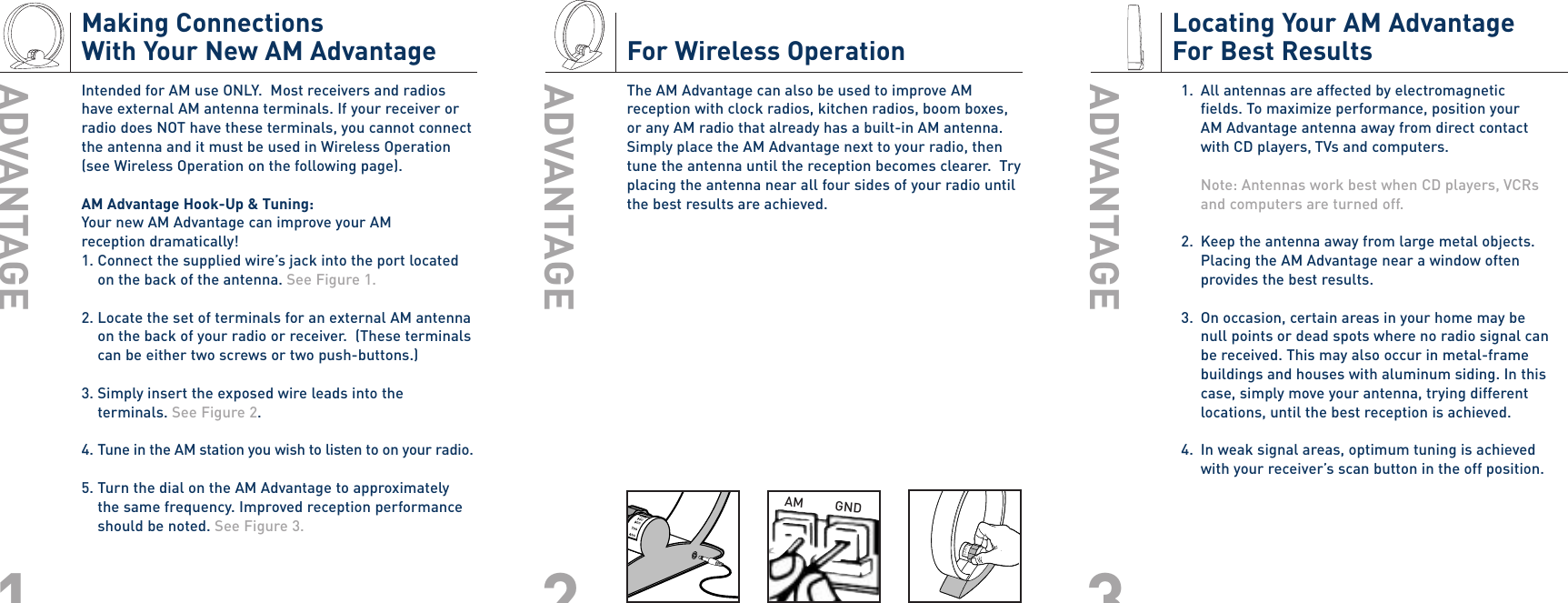 Page 2 of 2 - Terk-Technologies Terk-Technologies-Terk-Advantage-Non-Powered-Am-Radio-Antenna-Advantage-Users-Manual-  Terk-technologies-terk-advantage-non-powered-am-radio-antenna-advantage-users-manual