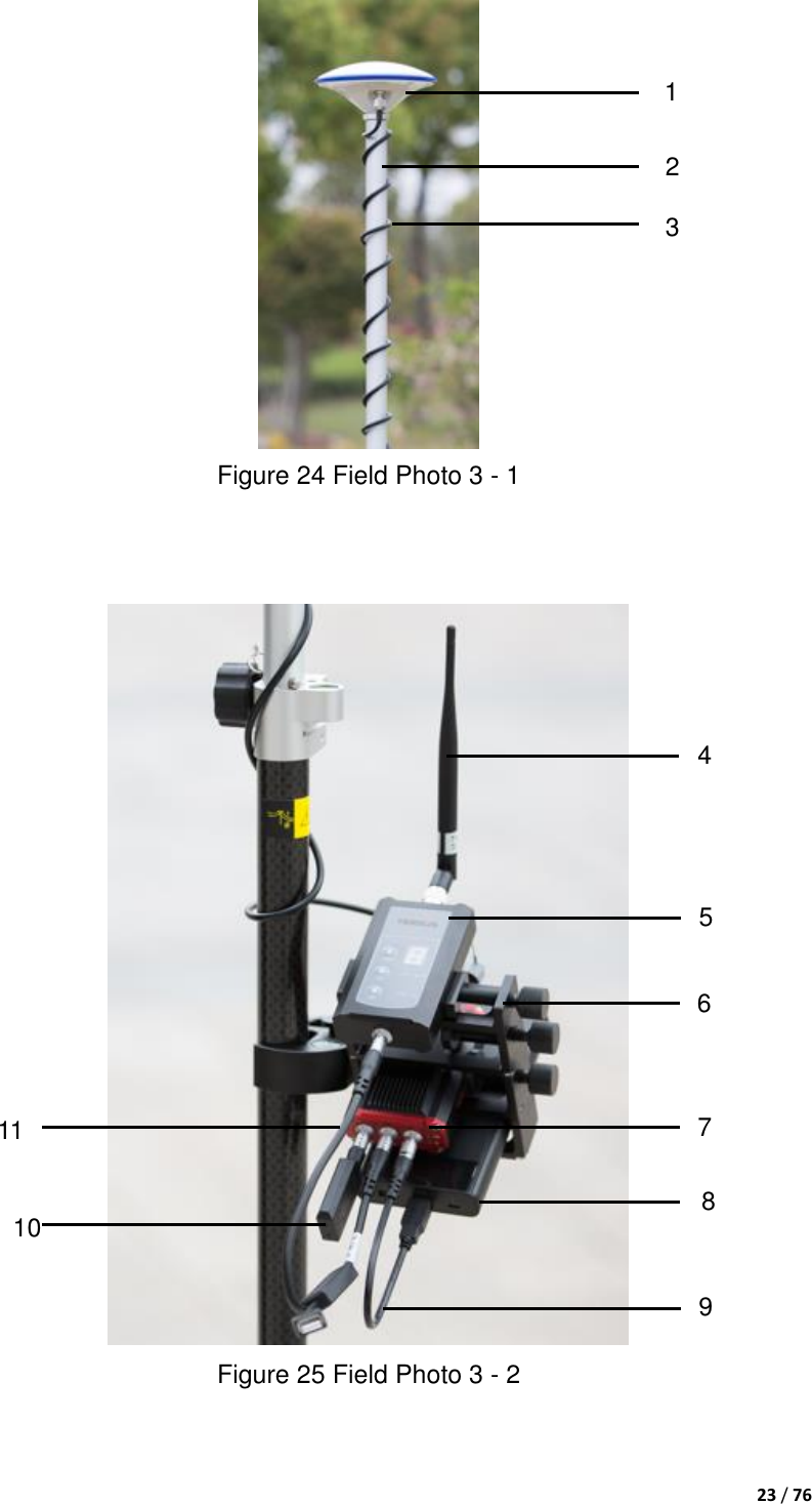  23 / 76   Figure 24 Field Photo 3 - 1     Figure 25 Field Photo 3 - 2   1 2 3 4 5 6 7 9 10 11 8 