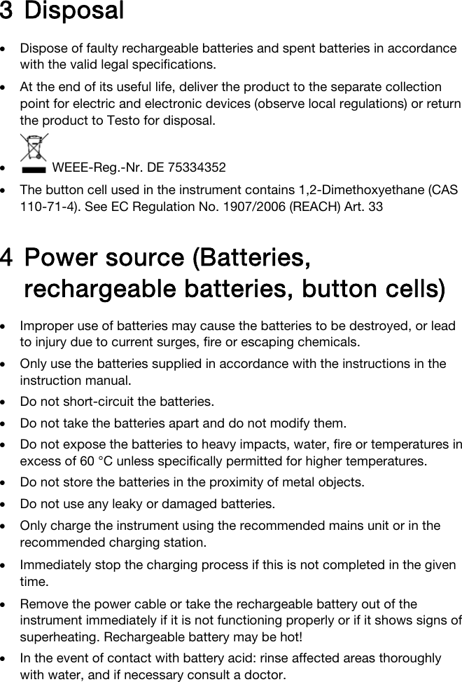 Page 12 of Testo SE and KGaA 04800069 Testo Control Unit User Manual 