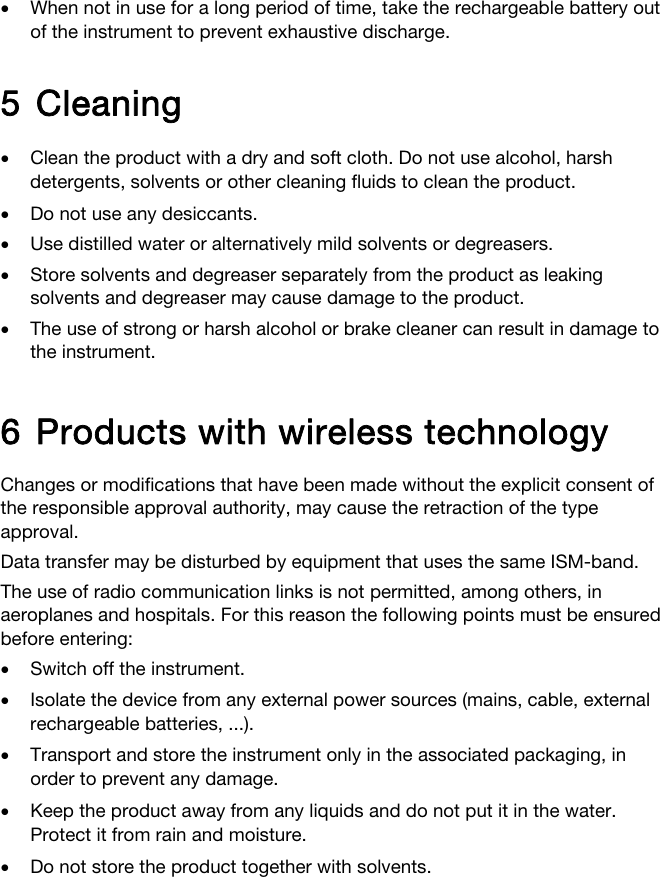Page 13 of Testo SE and KGaA 04800069 Testo Control Unit User Manual 