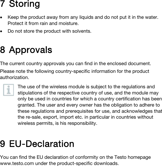 Page 14 of Testo SE and KGaA 04800069 Testo Control Unit User Manual 