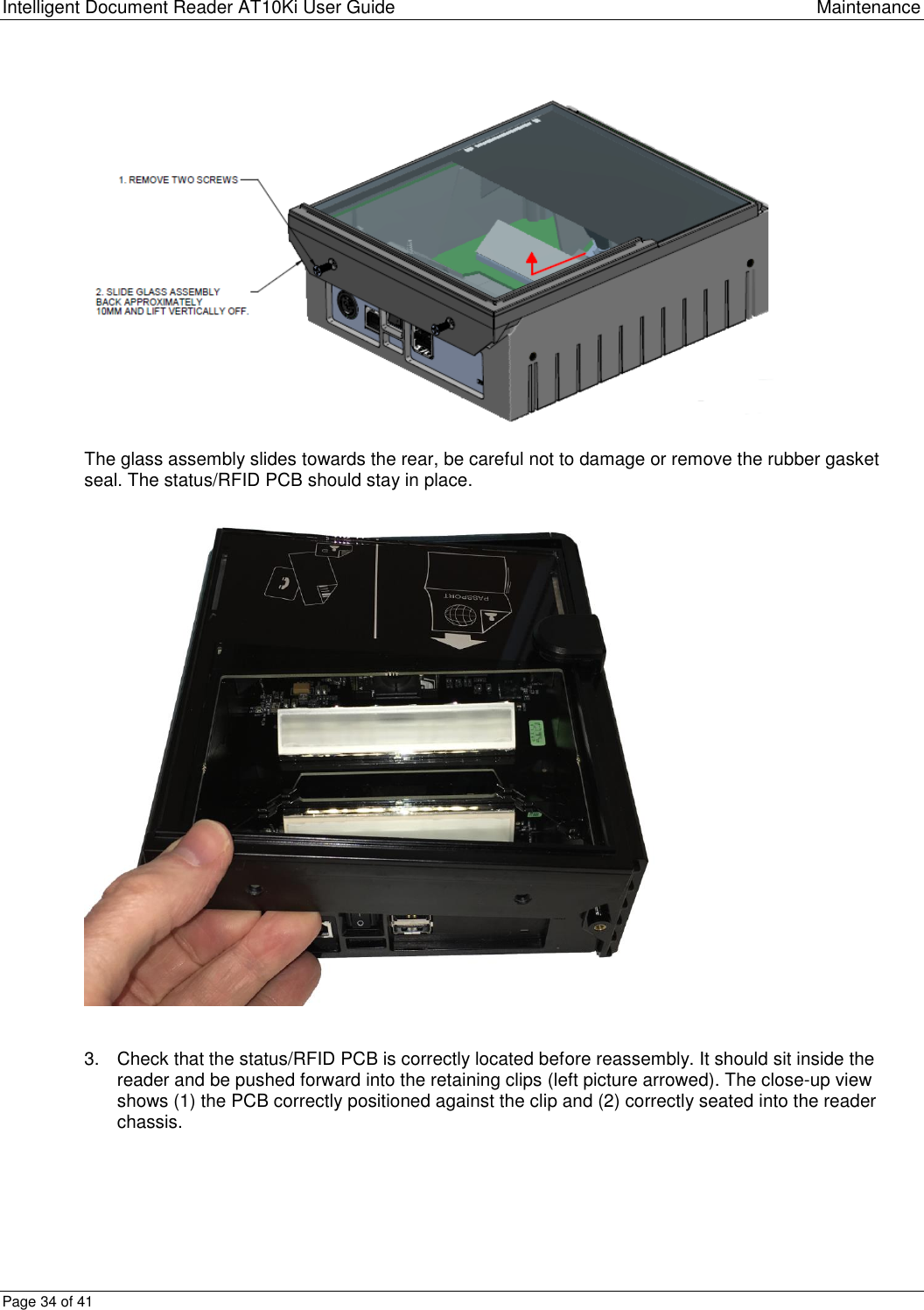 Page 34 of Thales DIS USA PR01523 ation Scanner User Manual