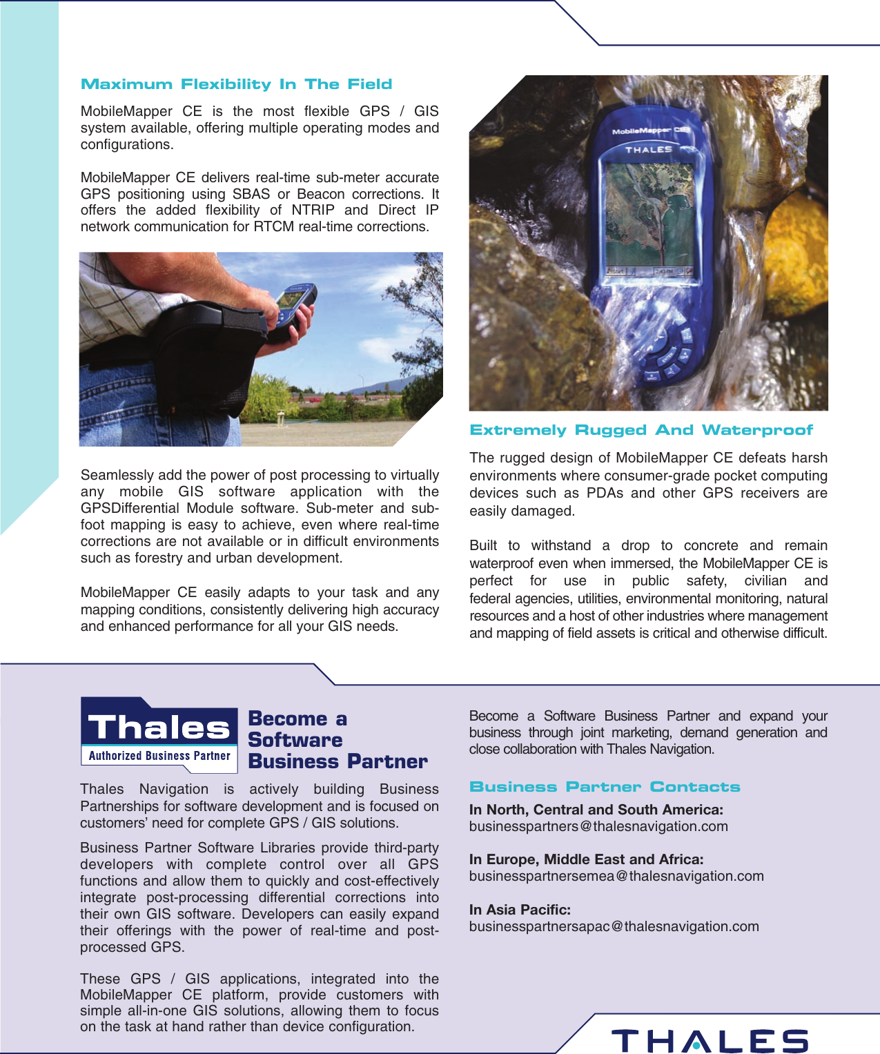 Page 3 of 6 - Thales-Navigation Thales-Navigation-Mobilemappertm-Ce-Users-Manual- Z-Max_BR(Len)21Mar06  Thales-navigation-mobilemappertm-ce-users-manual