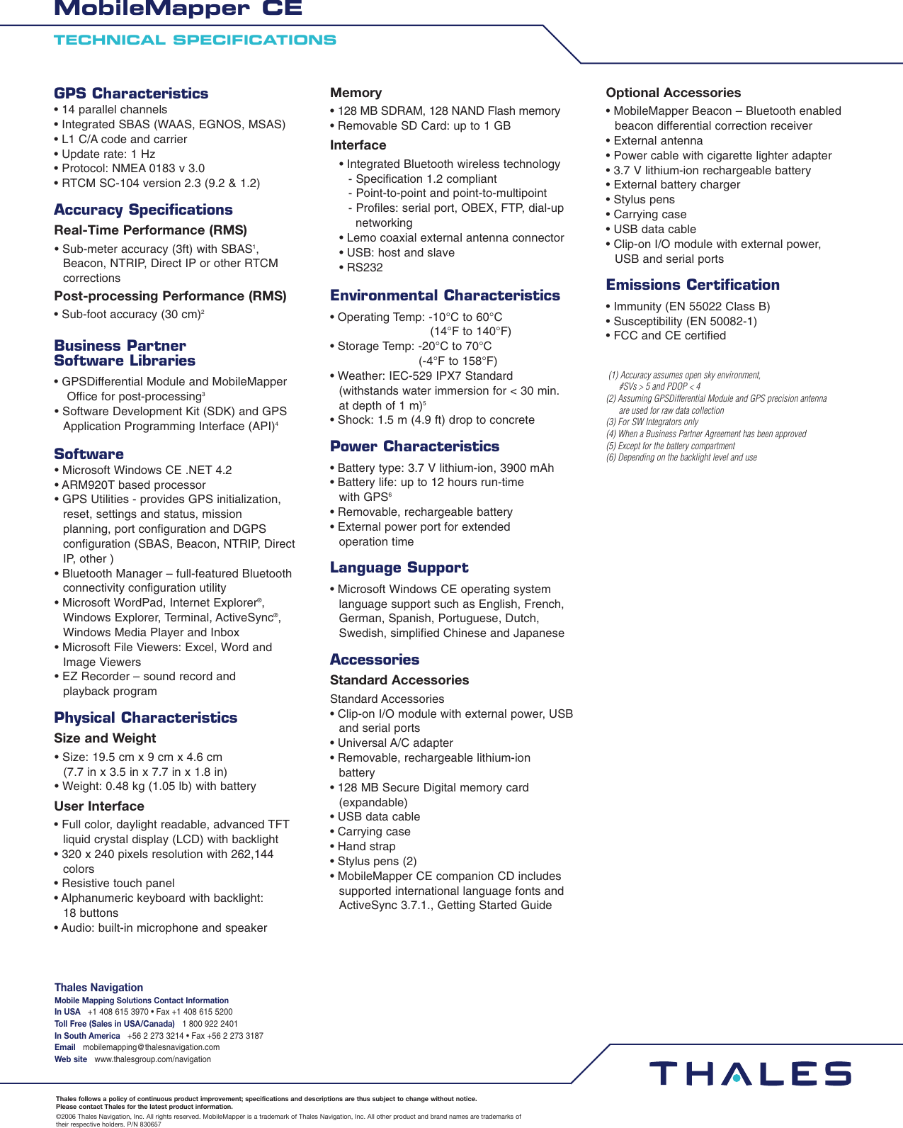Page 4 of 6 - Thales-Navigation Thales-Navigation-Mobilemappertm-Ce-Users-Manual- Z-Max_BR(Len)21Mar06  Thales-navigation-mobilemappertm-ce-users-manual