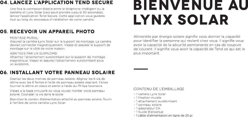 1 c&acirc;ble d&rsquo;alimentation en ligne de 25 pi