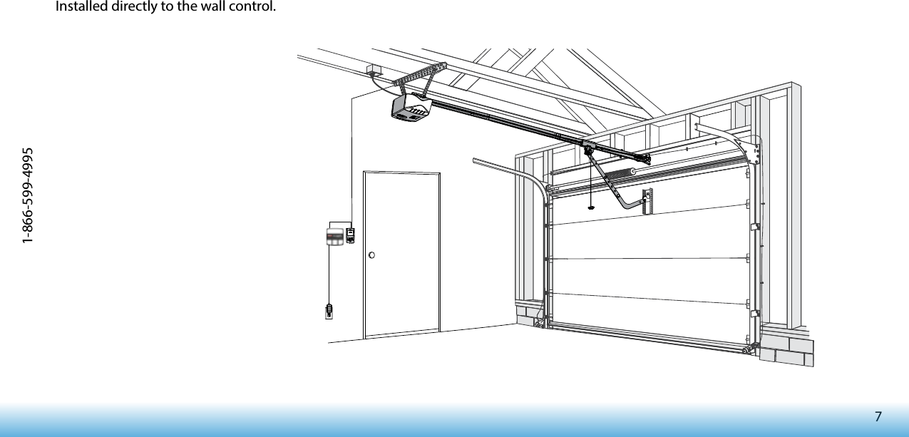 71-866-599-4995Installed directly to the wall control.