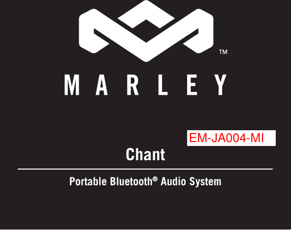 ChantPortable Bluetooth® Audio SystemEM-JA004-MI