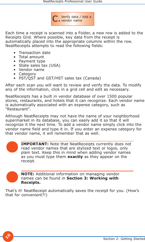 Page 9 of 9 - The-Neat-Company The-Neat-Company-Neat-Receipts-Neatdesk-Desktop-Scanner-315-Users-Manual- Ch1-2_NRPROF_JAN-2007.qxp  The-neat-company-neat-receipts-neatdesk-desktop-scanner-315-users-manual