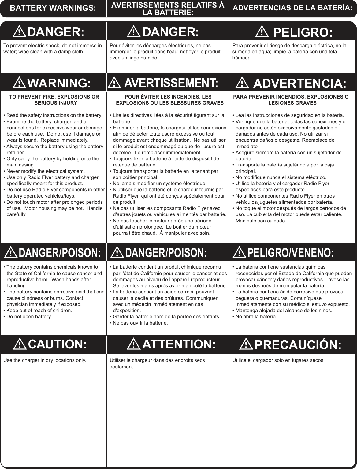 Page 2 of The Radio Flyer 930R GROW WITH ME RACER User Manual manual