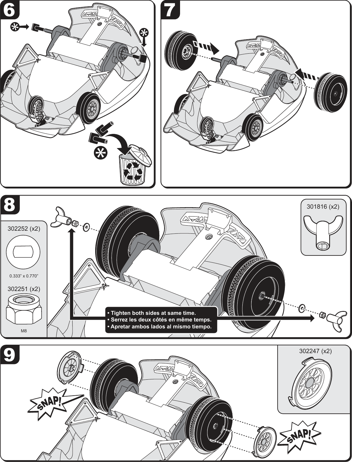 Page 6 of The Radio Flyer 930R GROW WITH ME RACER User Manual manual