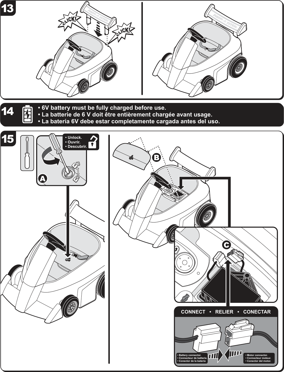 Page 8 of The Radio Flyer 930R GROW WITH ME RACER User Manual manual