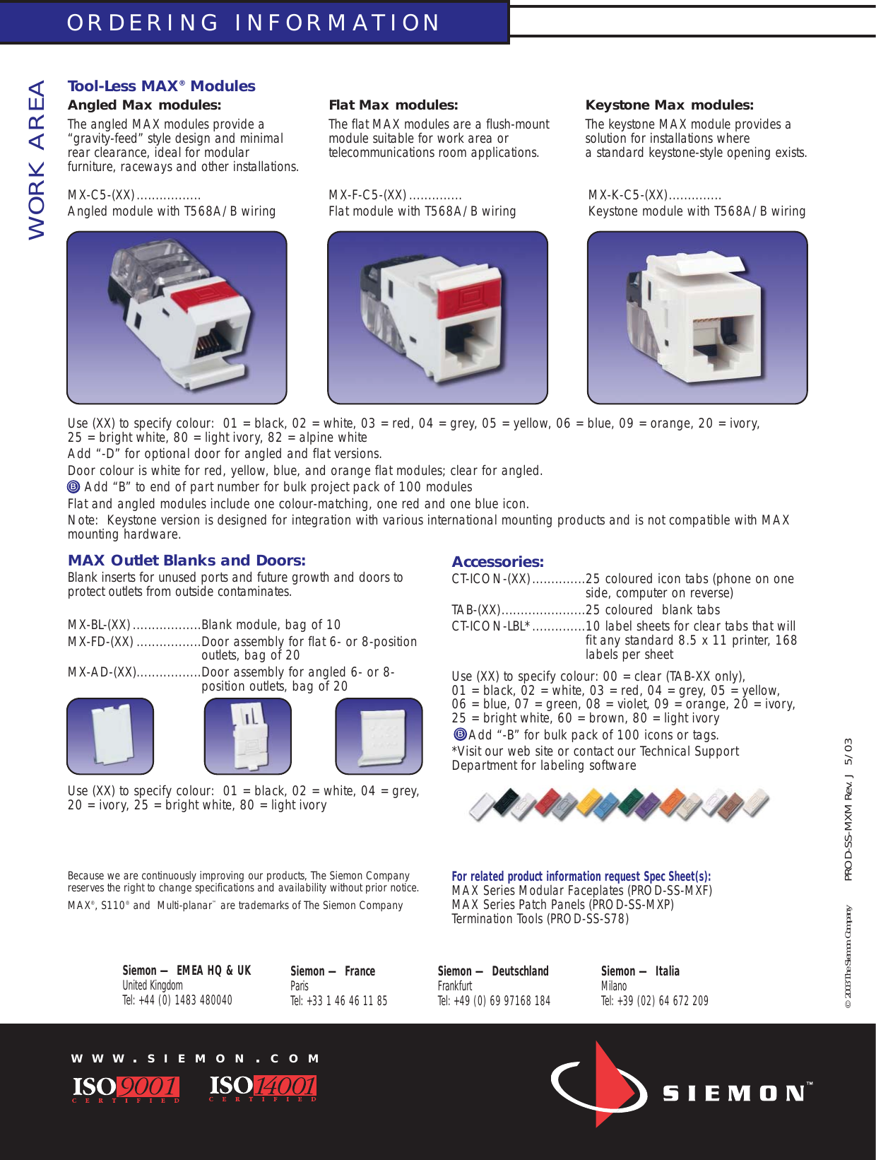Page 2 of 2 - The-Siemon-Company The-Siemon-Company-Network-Module-Users-Manual- SS_MXM_J_A4 The-siemon-company-network-module-users-manual