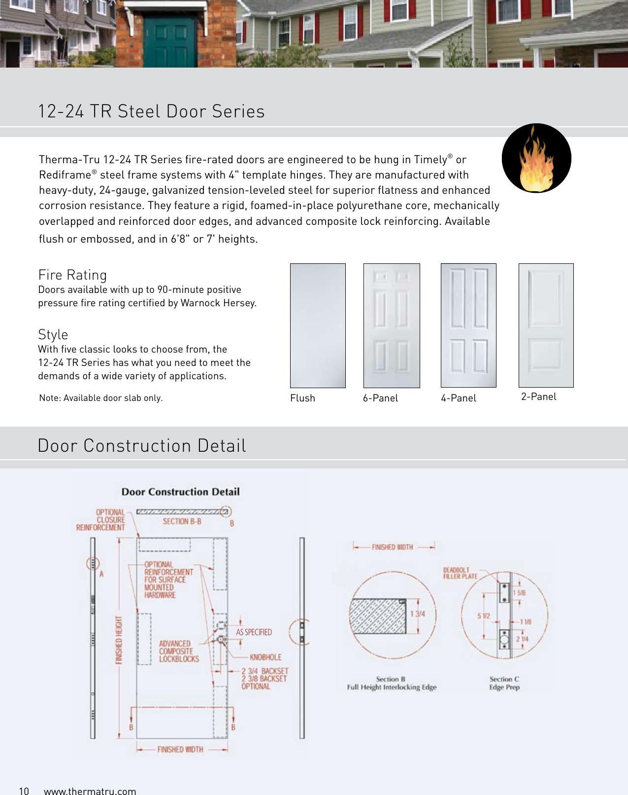 Page 10 of 12 - Therma-Tru Therma-Tru-Light-Commercial-Pre-Hung-Users-Manual-  Therma-tru-light-commercial-pre-hung-users-manual