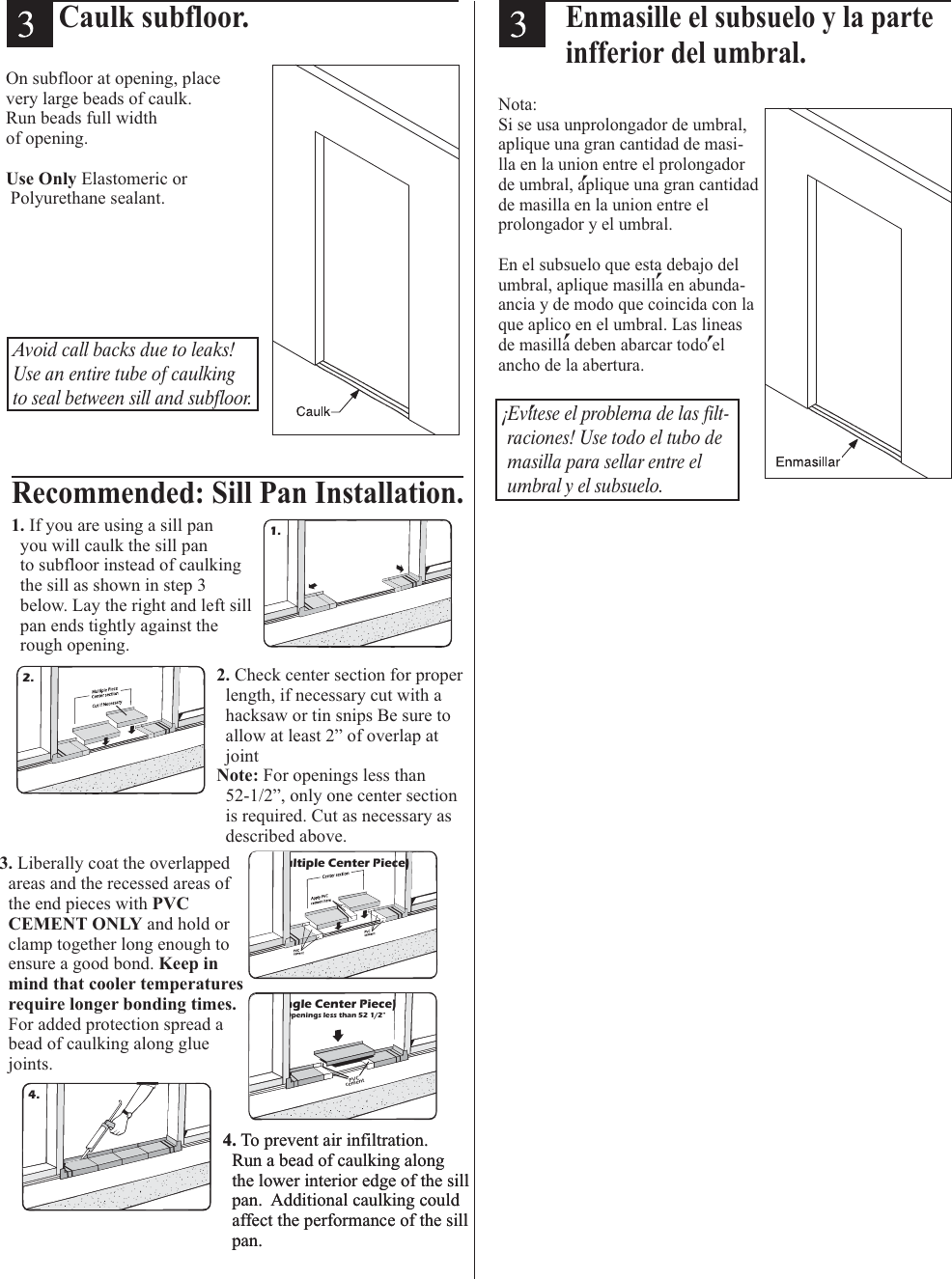 Page 4 of 10 - Therma-Tru Therma-Tru-Pre-Hung-Door-Systems-Users-Manual- D1009E  Therma-tru-pre-hung-door-systems-users-manual