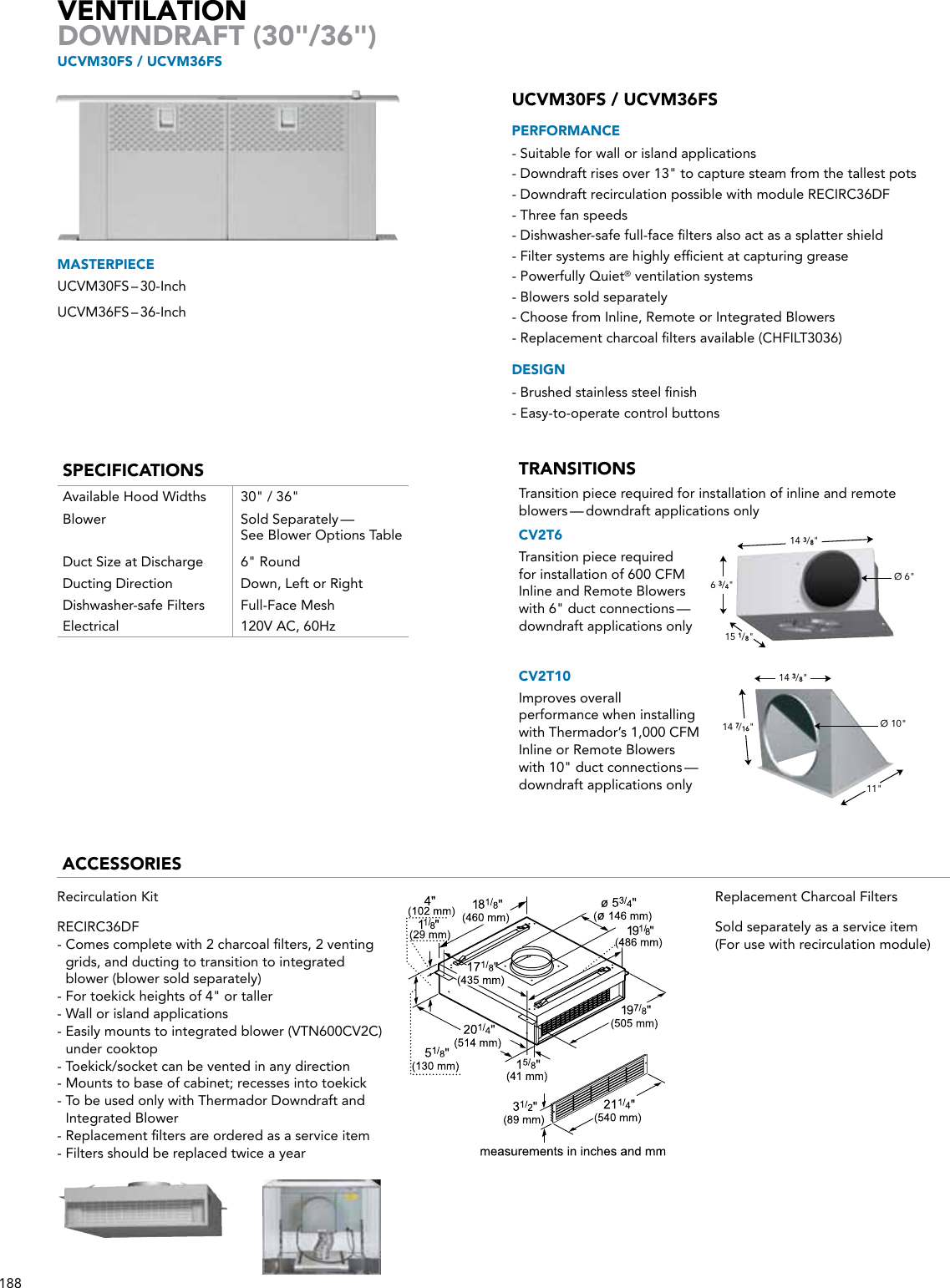Page 5 of 6 - Thermador Thermador-Thermador-Cooktop-Ucvm36Fs-Users-Manual-  Thermador-thermador-cooktop-ucvm36fs-users-manual
