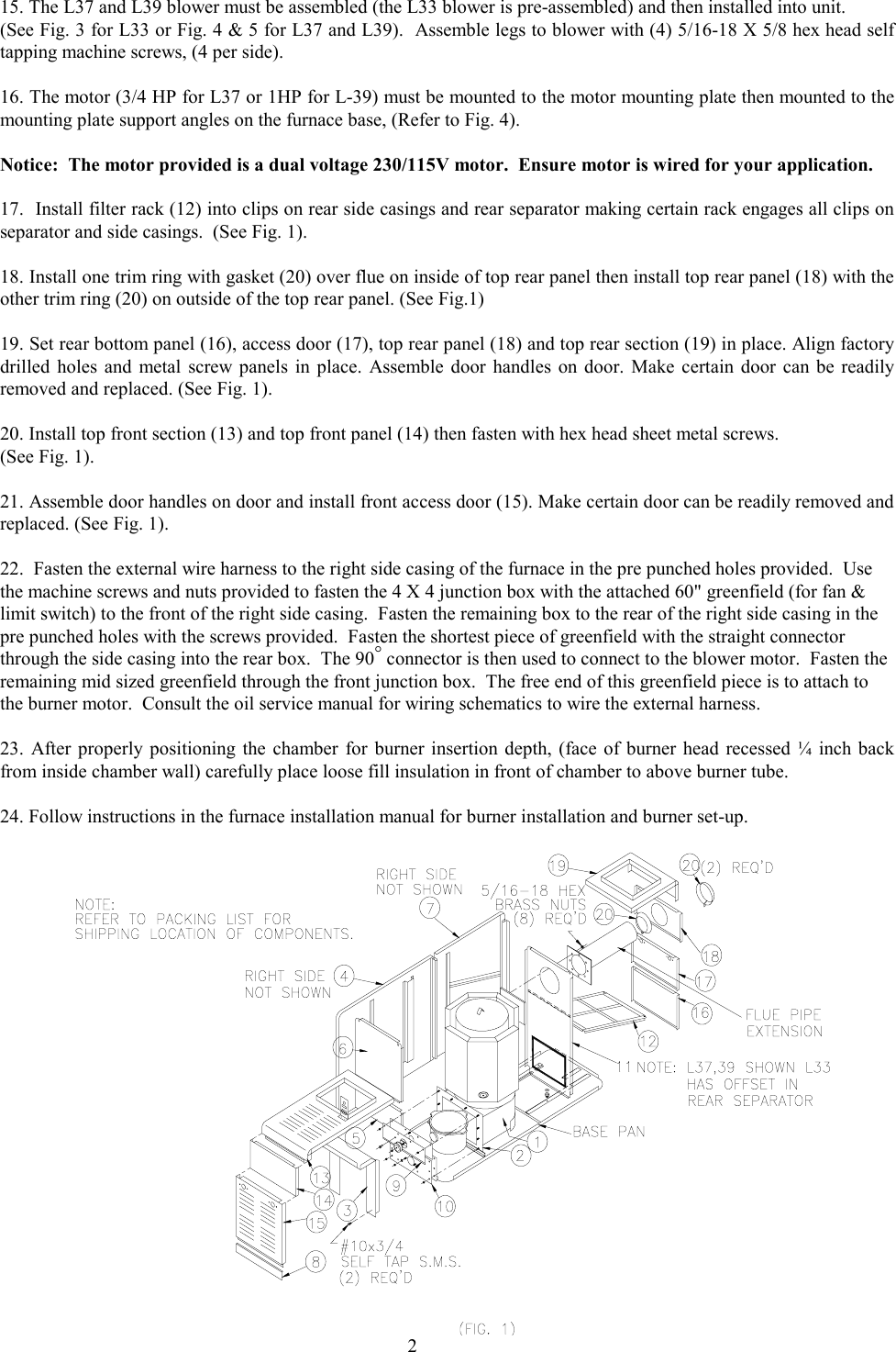 Page 2 of 3 - Thermo-Products Thermo-Products-Thermo-Pride-Furnace-L33-37-39-Users-Manual-  Thermo-products-thermo-pride-furnace-l33-37-39-users-manual