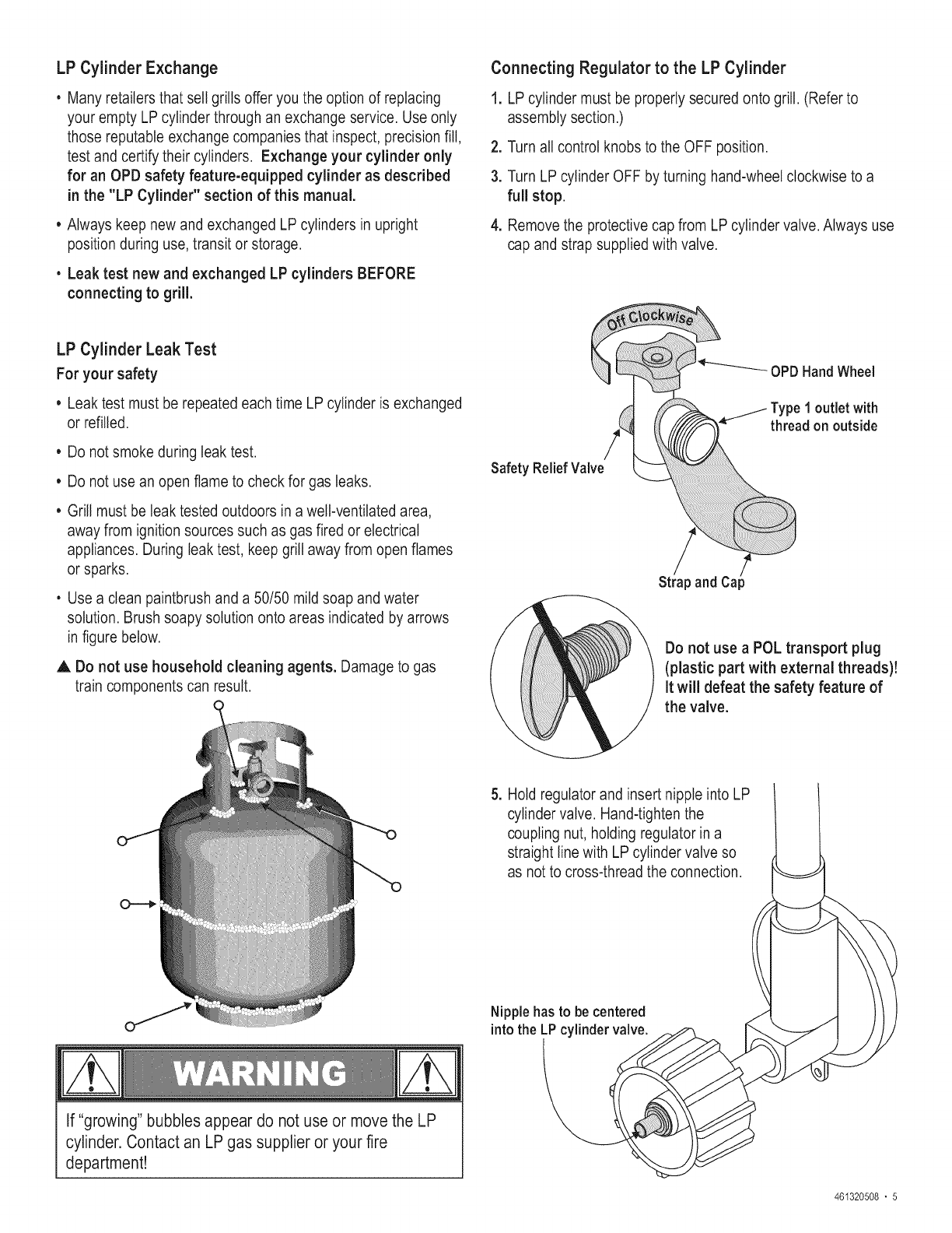 Thermos 461320508 User Manual GAS GRILL Manuals And Guides L0907124