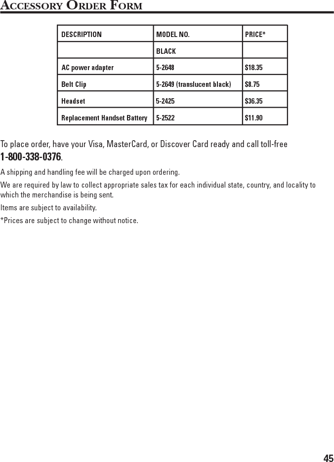 Model 2101800001084 (Rev 0 E/S )04-28Printed  in ChinaATLINKS USA, Inc.101 West 103rd StreetIndianapolis, IN 46290© 2004 ATLINKS USA, Inc.Trademark(s) ® RegisteredMarca(s) Registrada(s)