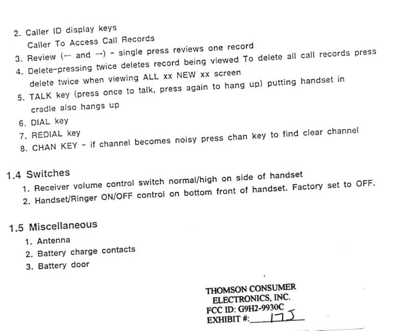 900 MHz CORDLESS TELEPHONE User Manual