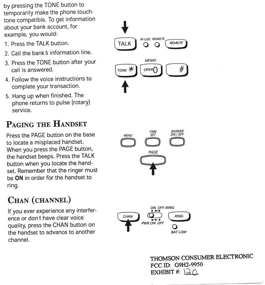 900 MHz Cordless Telephone with Answering Machine User Manual