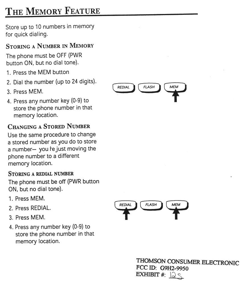 900 MHz Cordless Telephone with Answering Machine User Manual