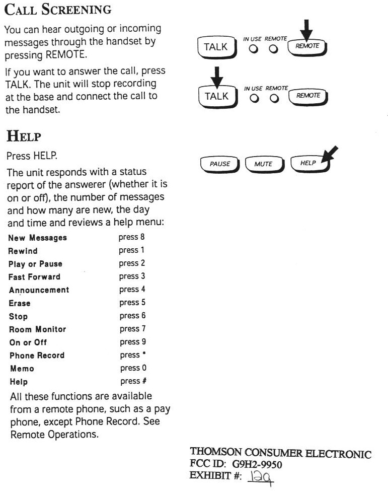 900 MHz Cordless Telephone with Answering Machine User Manual