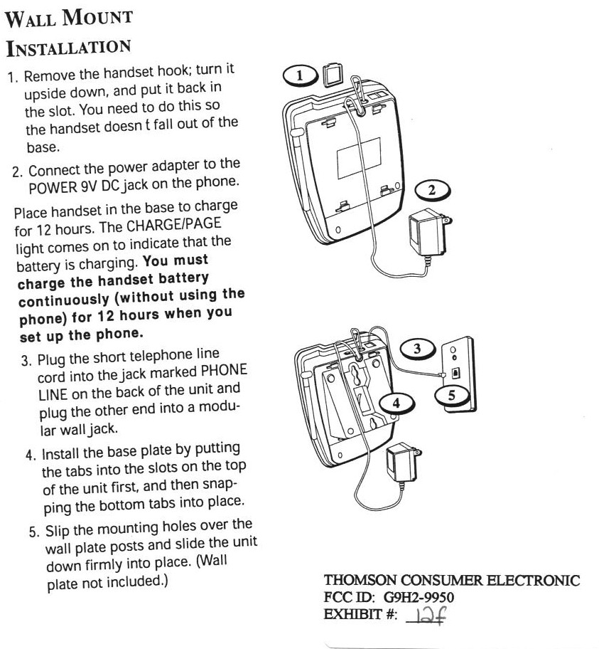 900 MHz Cordless Telephone with Answering Machine User Manual