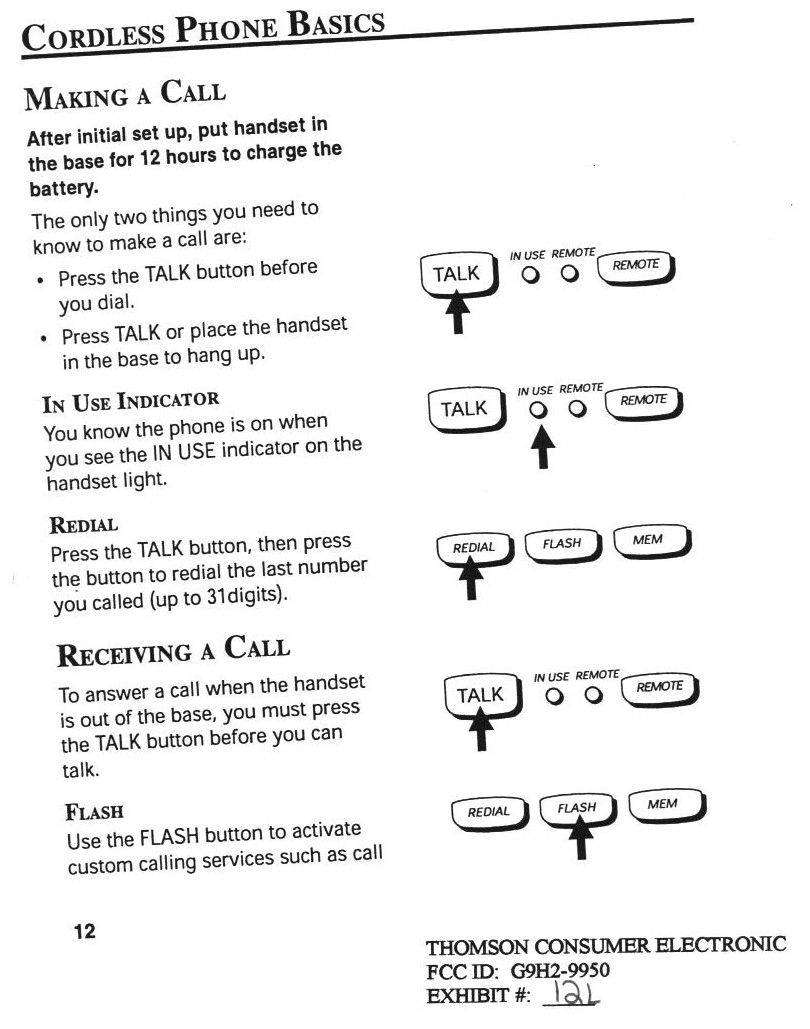 900 MHz Cordless Telephone with Answering Machine User Manual