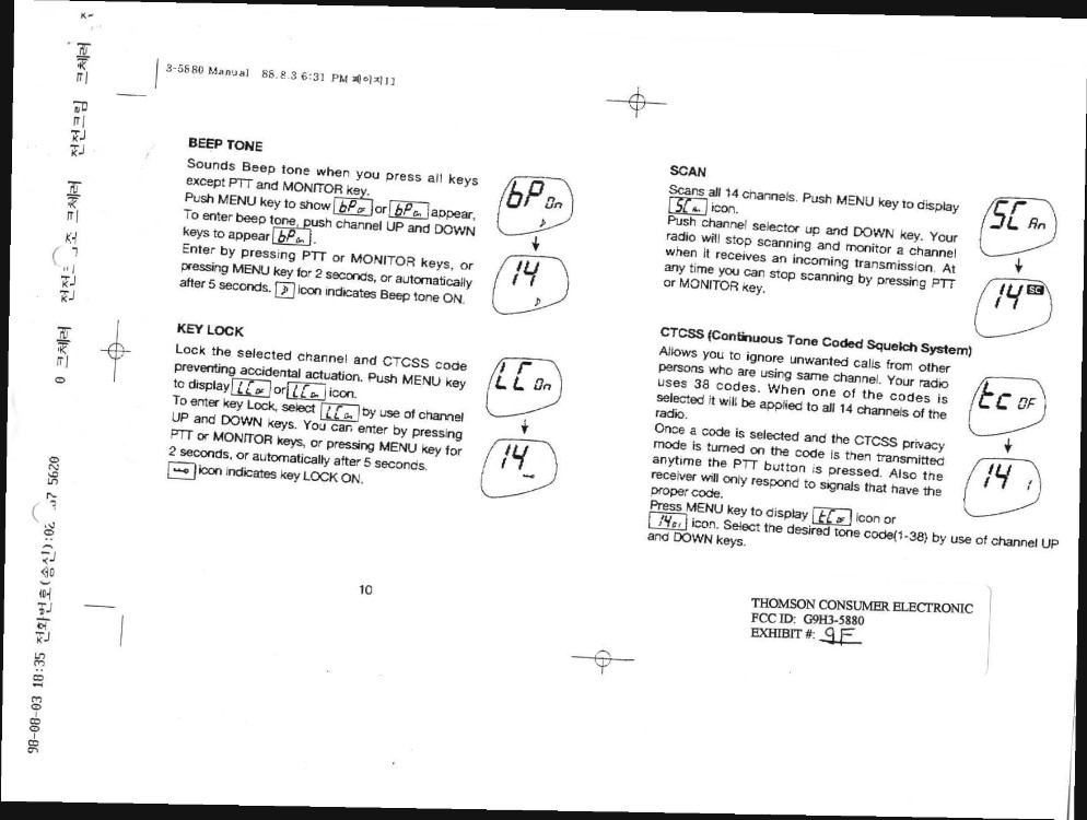 Family Radio Transceiver User Manual