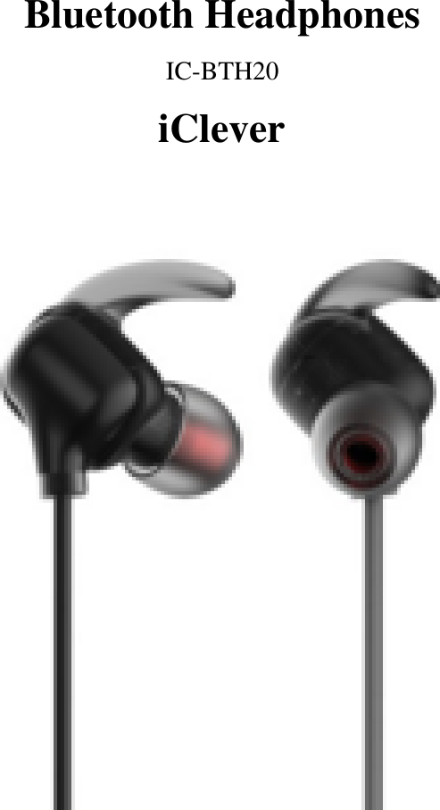   Bluetooth Headphones IC-BTH20 iClever     