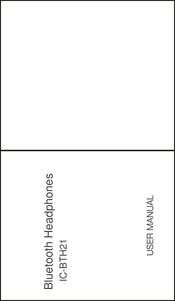 Bluetooth HeadphonesIC-BTH21