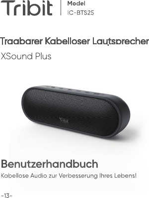 Tragbarer Kabelloser Lautsprecher 