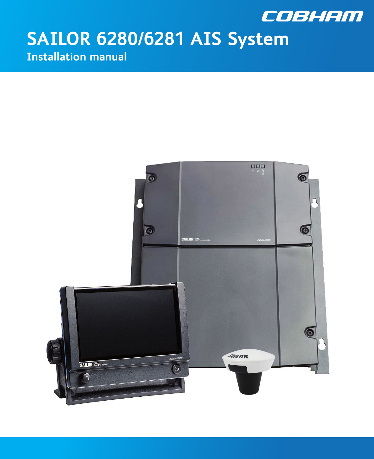 SAILOR 6280/6281 AIS SystemInstallation manual