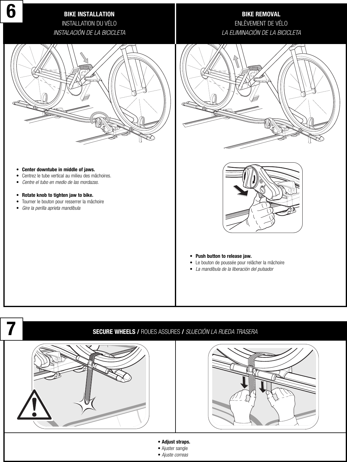 Page 4 of 7 - Thule Thule-598-Users-Manual- 501-6925-04 #598 Thule-598-users-manual