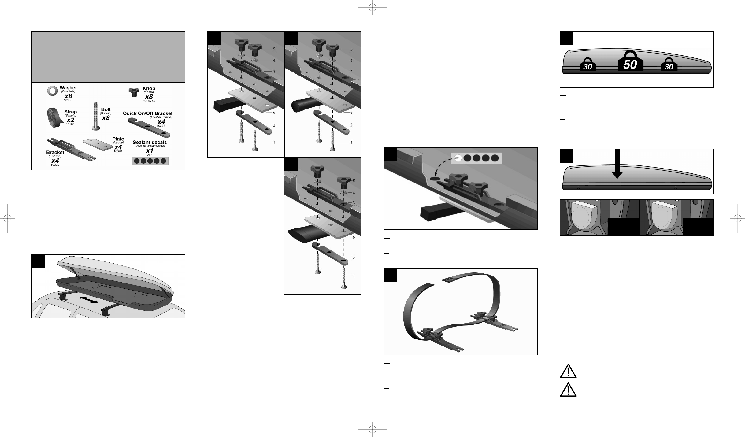 Thule 621 Users Manual .3 Boxes 6 29 98