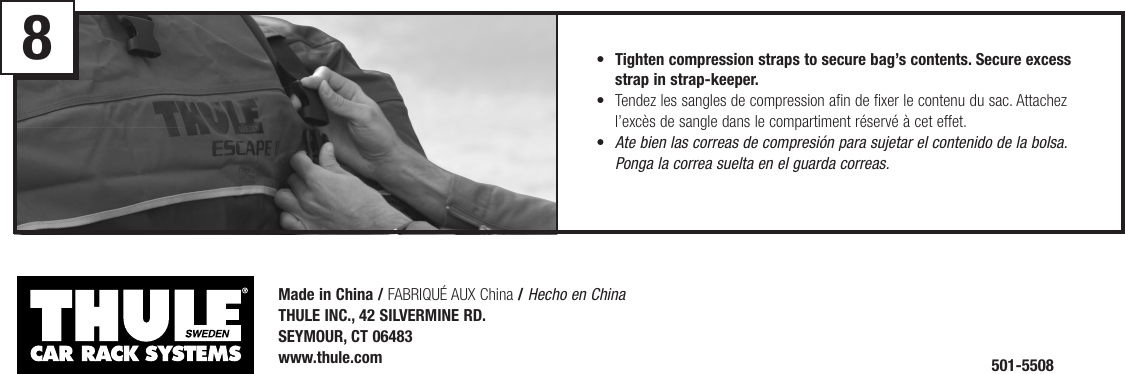 Page 4 of 5 - Thule Thule-866-Escape-Ii-Users-Manual- 501-5508 #866 Escape II  Thule-866-escape-ii-users-manual