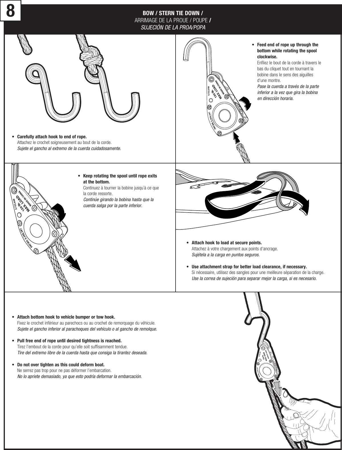 Page 9 of 12 - Thule Thule-897Xt-Users-Manual- 897xt Hullavator Kayak Rack Instruction Manual  Thule-897xt-users-manual