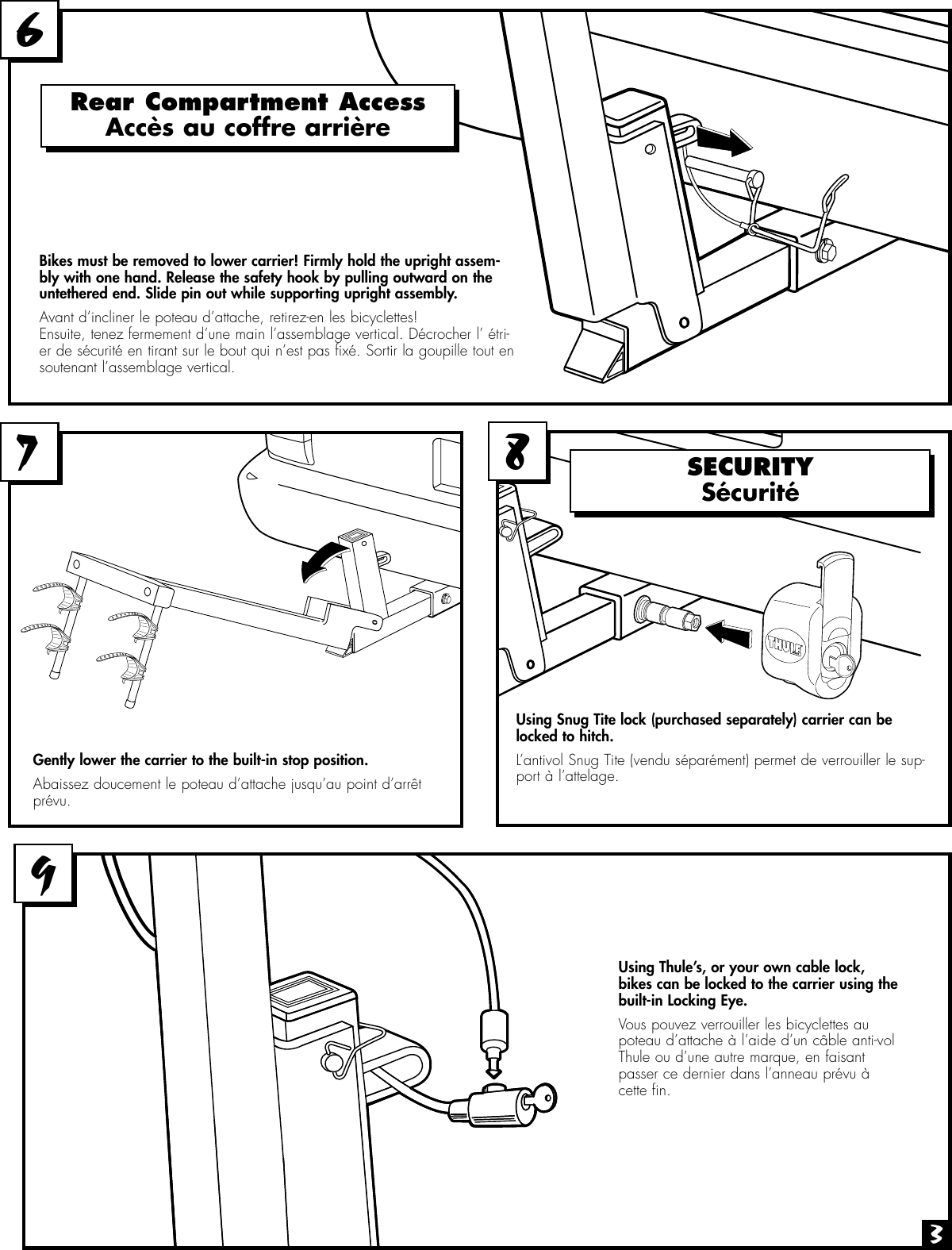 Page 3 of 4 - Thule Thule-94691946-Users-Manual- 946/947  Thule-94691946-users-manual