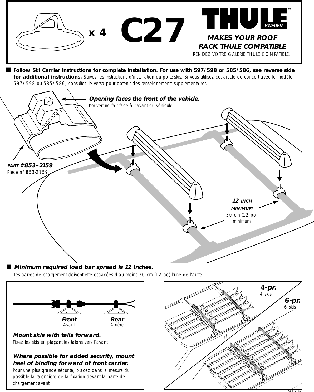 Thule C27 Users Manual