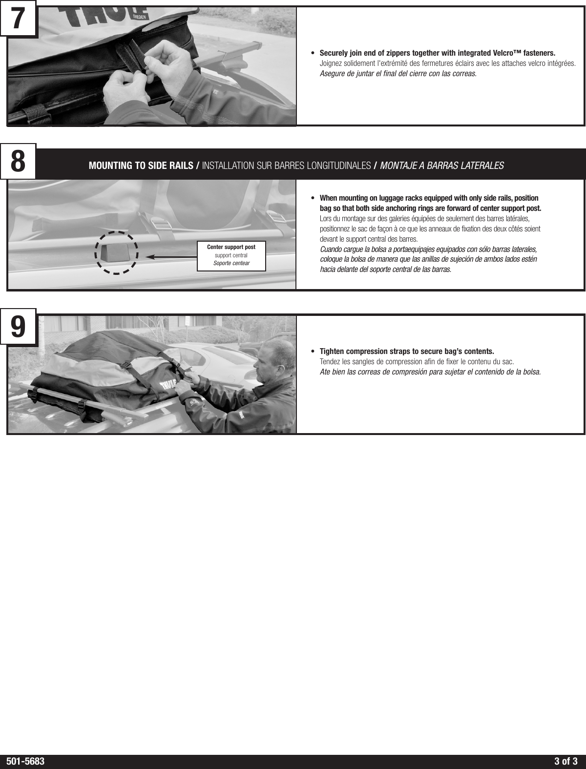 Thule Caravan 857 Users Manual 501 5683 857