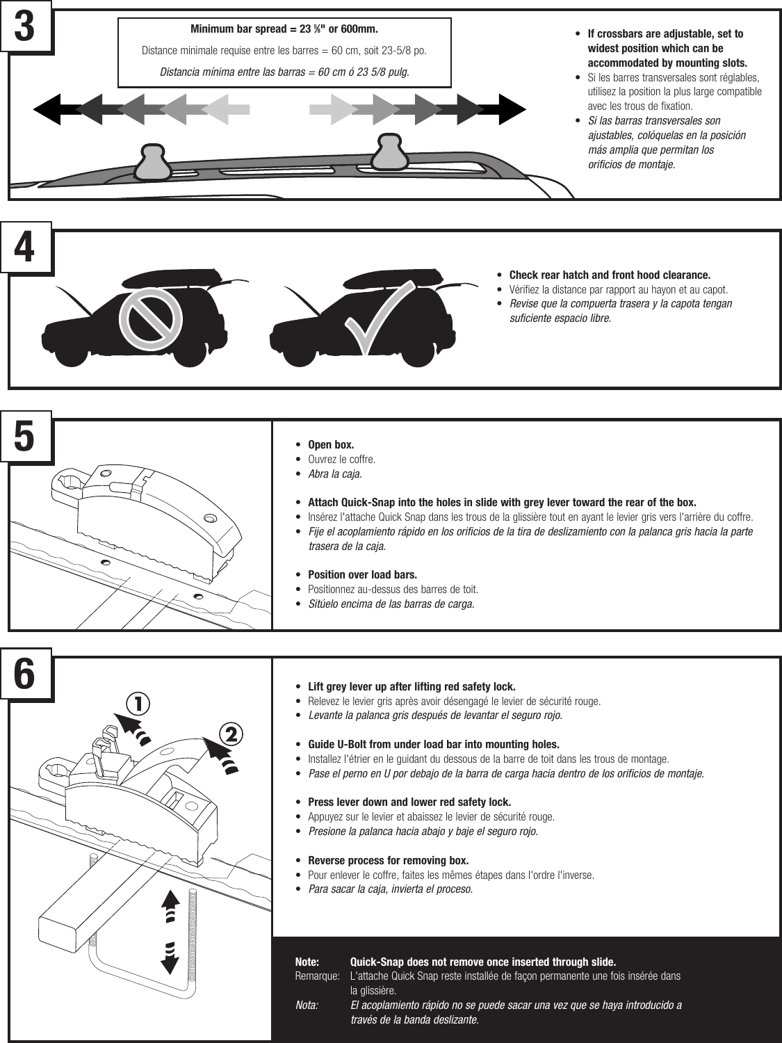 Thule Cascade Xt 676Xt Users Manual 05301 02