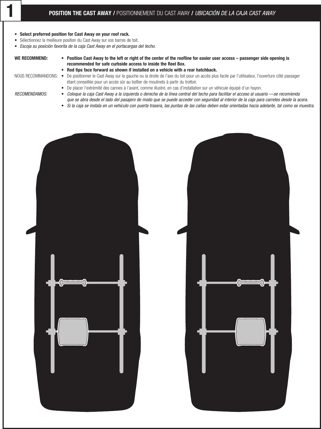 Thule Cast Away 885 Users Manual 501 5427 02 885