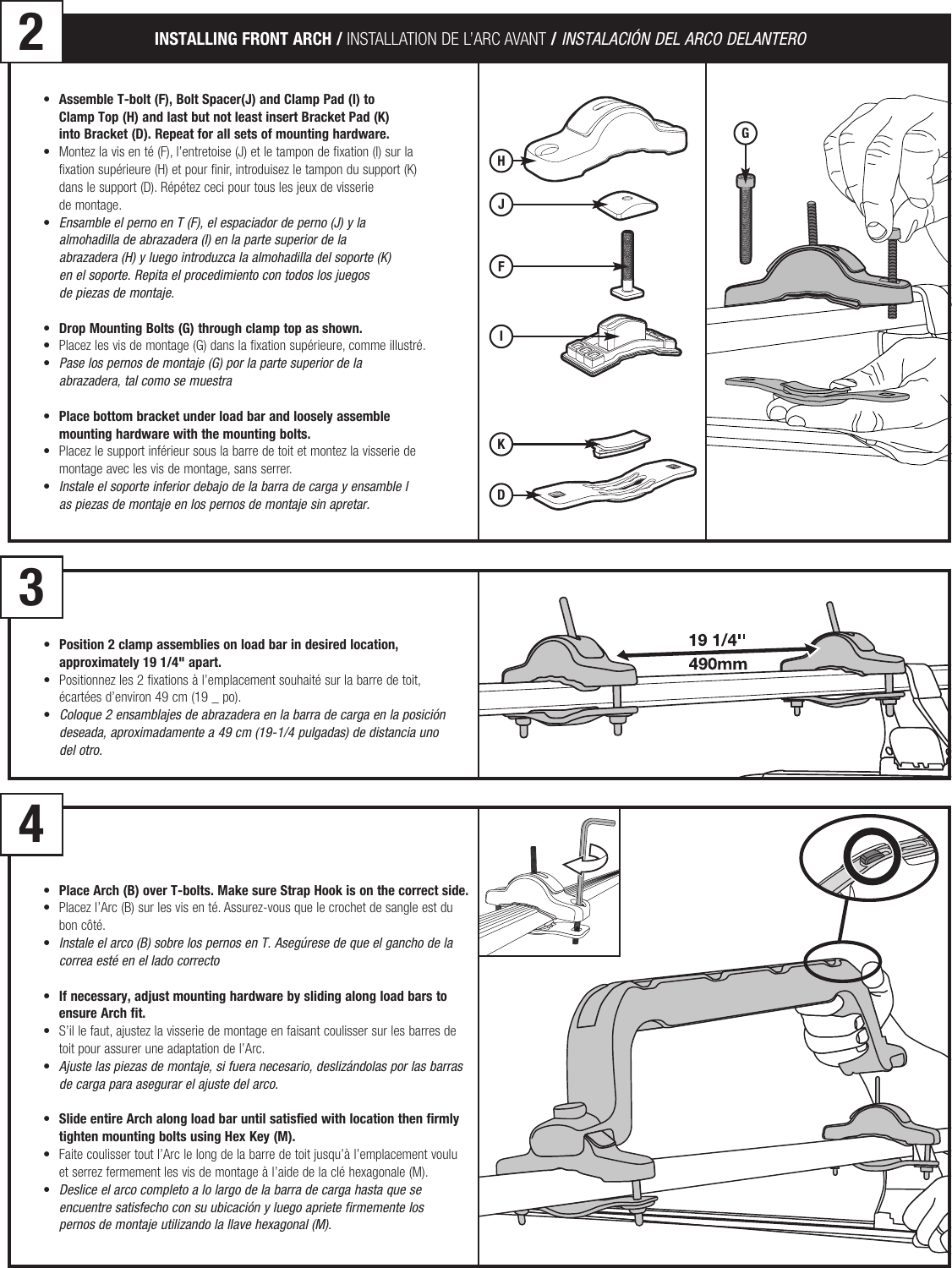 Thule Cast Away 885 Users Manual 501 5427 02 885