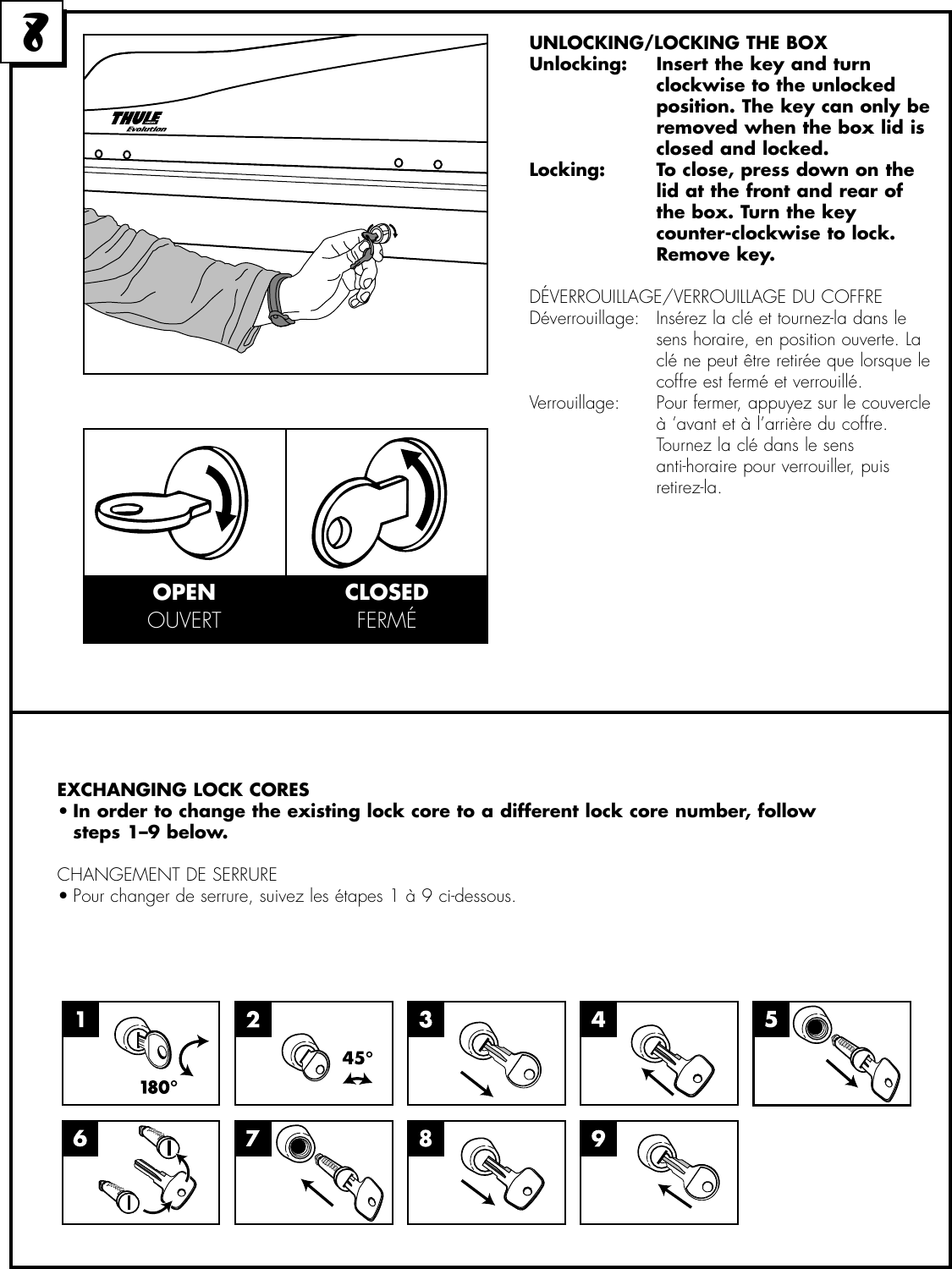 Thule Evolution 672 Users Manual 05070 E.I