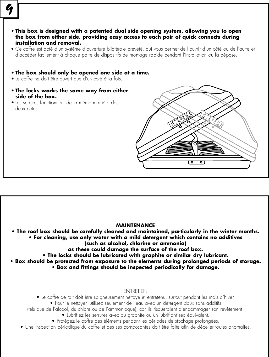 Thule Evolution 672 Users Manual 05070 E.I