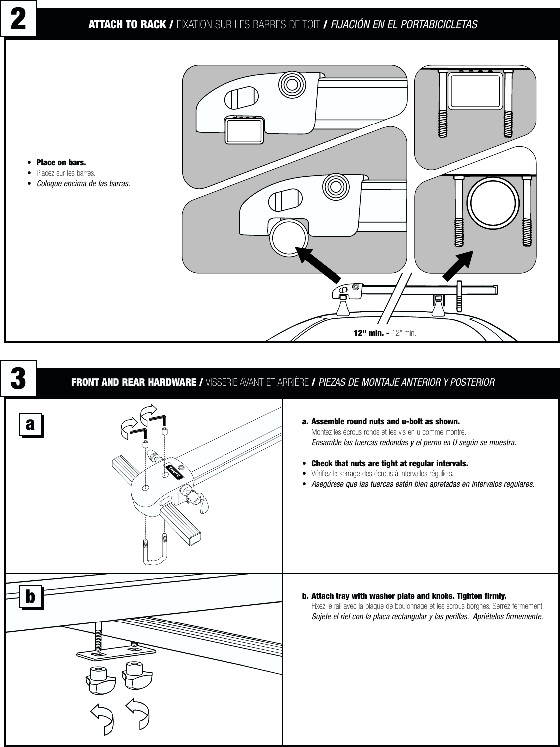 Page 3 of 6 - Thule Thule-Long-Tray-Classic-591-Users-Manual- 501-5368-02 #591 Long Tray Clas  Thule-long-tray-classic-591-users-manual