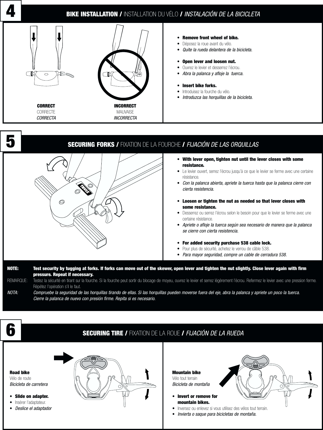 Page 4 of 6 - Thule Thule-Long-Tray-Classic-591-Users-Manual- 501-5368-02 #591 Long Tray Clas  Thule-long-tray-classic-591-users-manual