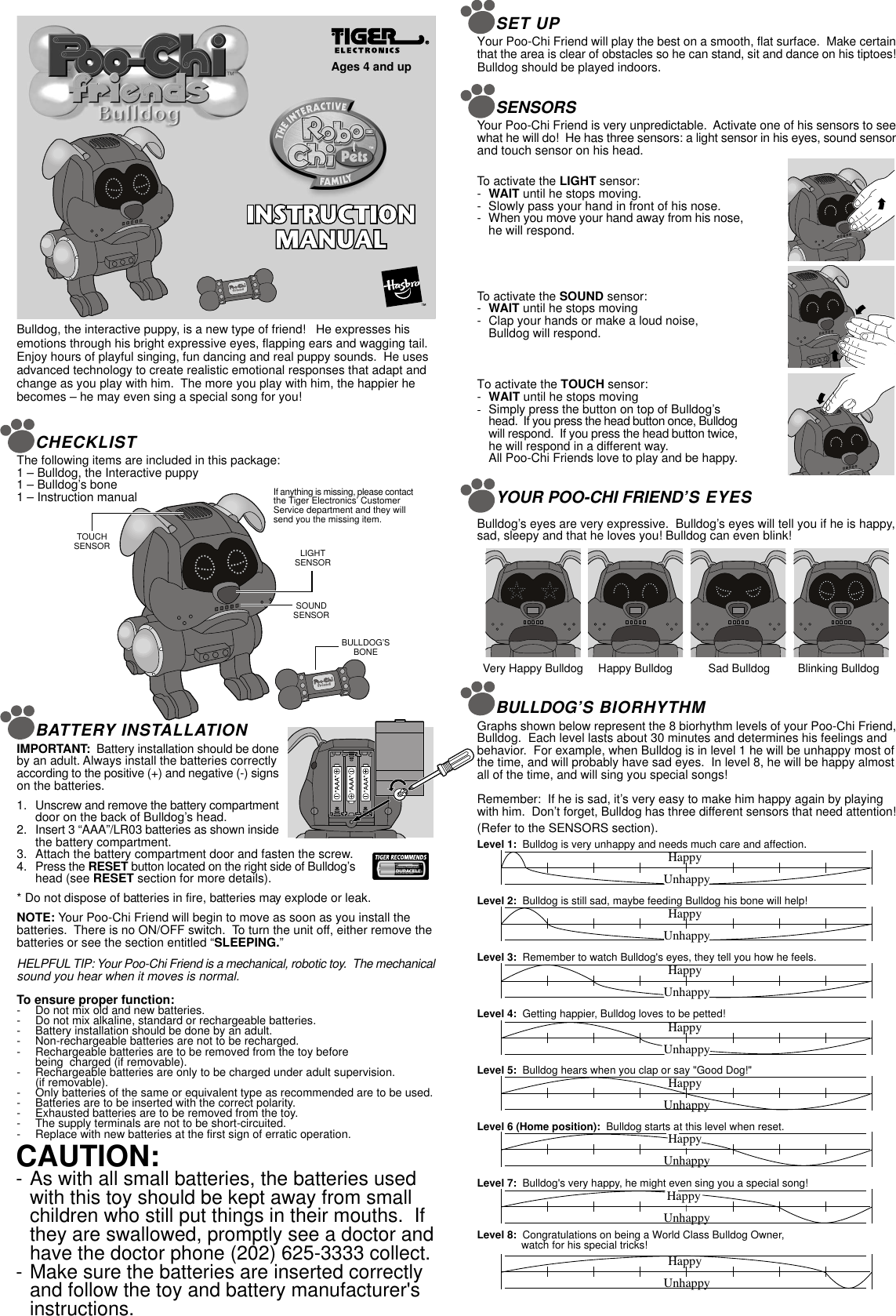 Page 1 of 2 - Tiger Tiger-Poo-Chi-Bulldog-Users-Manual-  Tiger-poo-chi-bulldog-users-manual